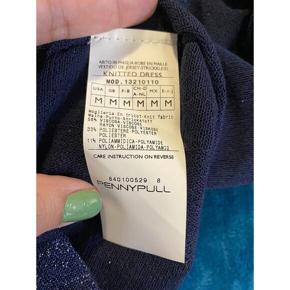 PennyBlack Blue Knitted Dress. Size Medium. Gently Used. - Picture 4 of 7